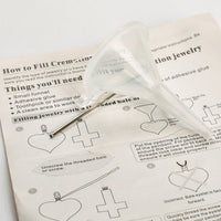 Cremation Pendant - Faith - Cross, Gold/Black