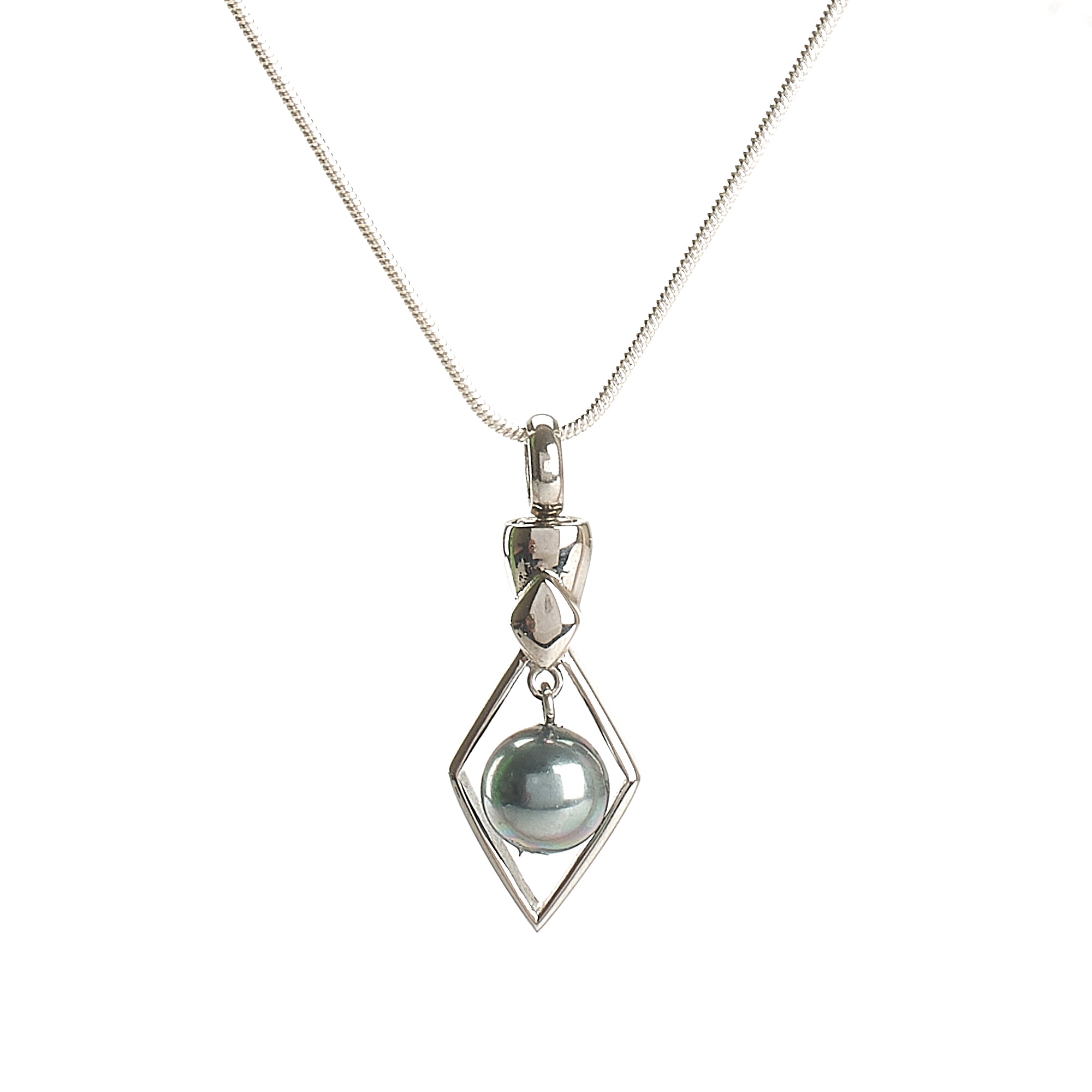 Cremation Pendant - Premium Silver Cremation Pendant