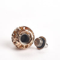 Cremation Pendant - Filigree Chime Ball - Rose Gold