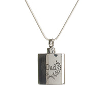 Cremation Pendant - Family - Dad Hip Flask